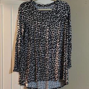Leopard Print Women's Top